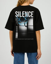 Silence Oversized Graphic Tee